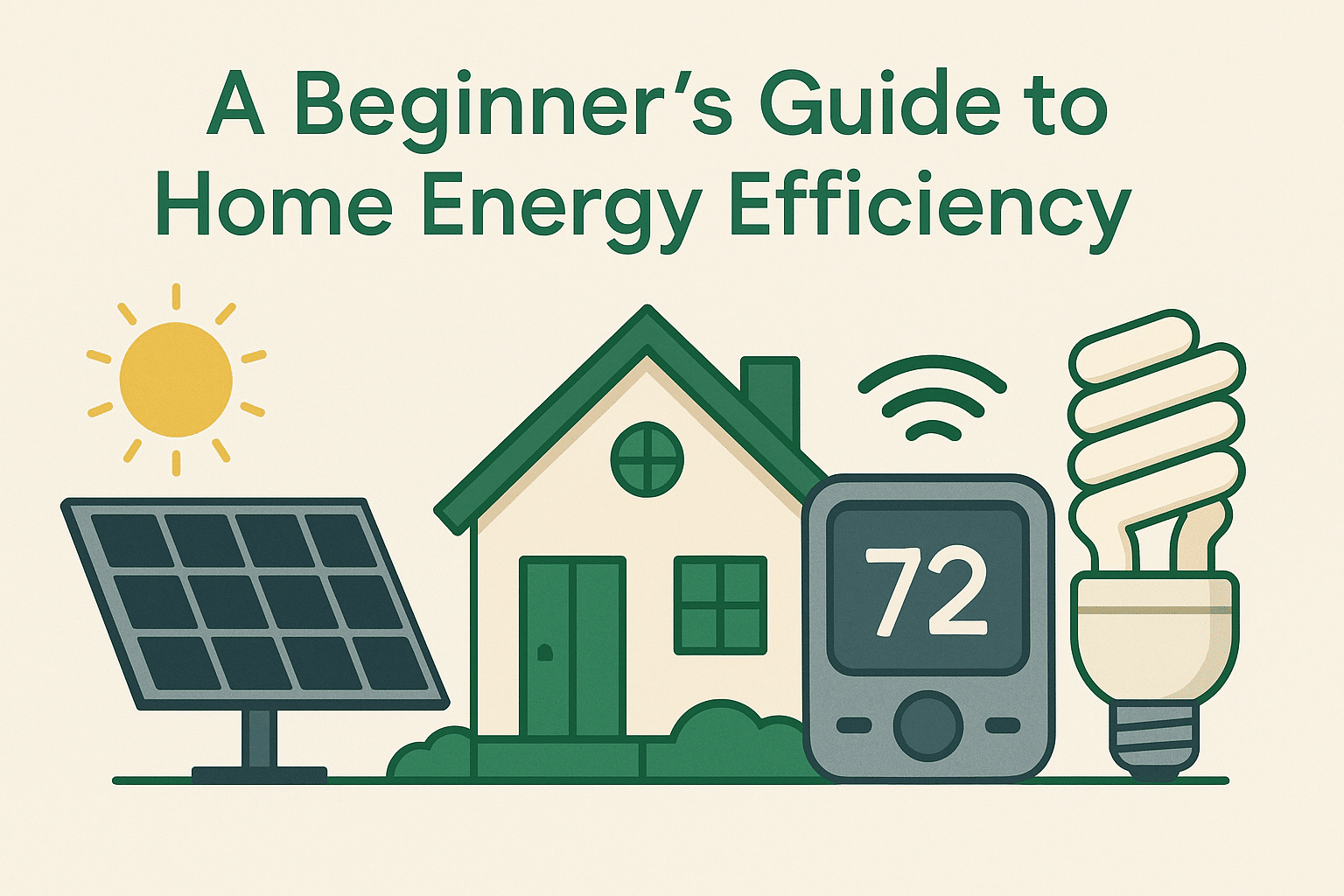 A Beginner’s Guide to Home Energy Efficiency: Smart Steps for a Greener Household