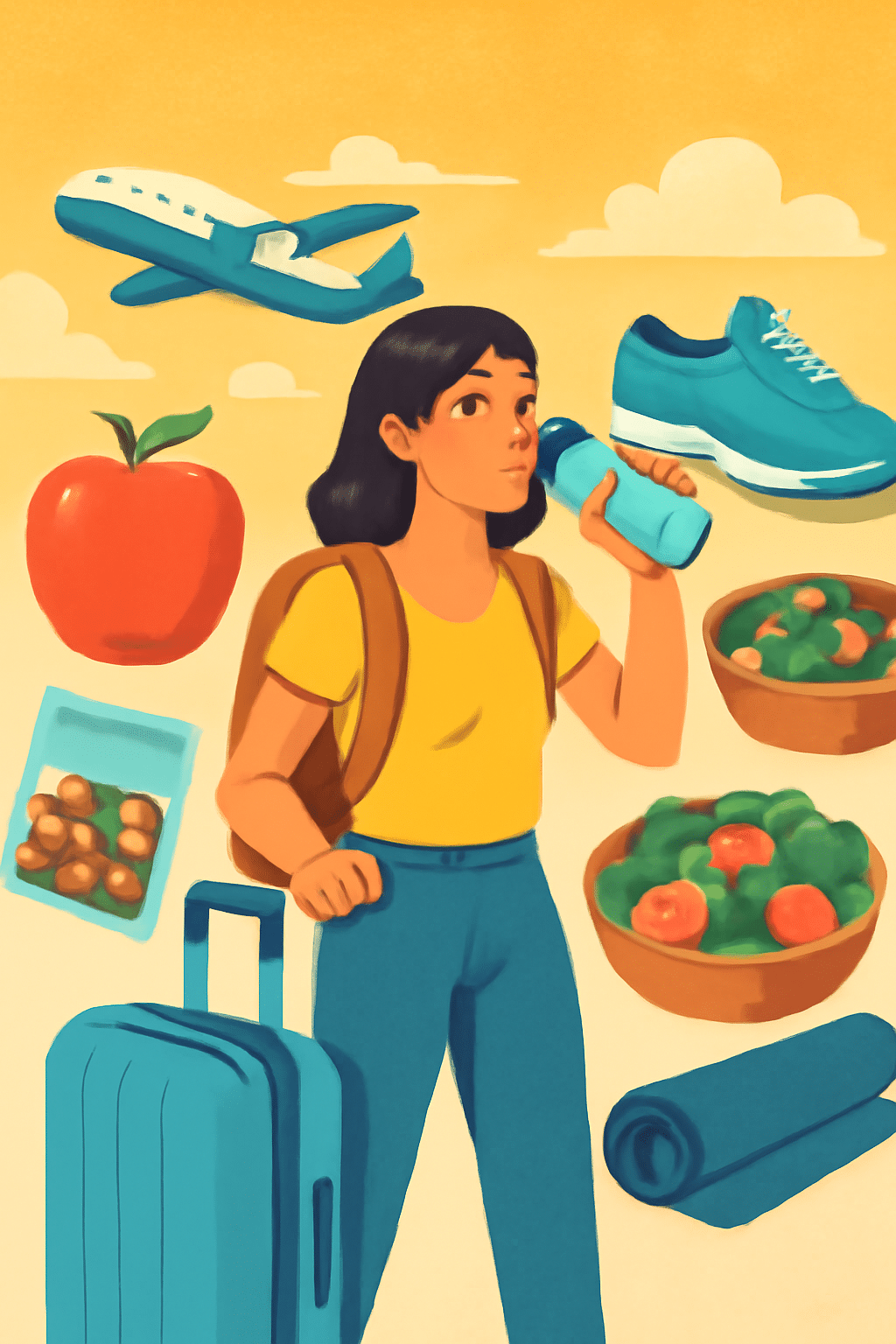 maintaining healthy habits while traveling