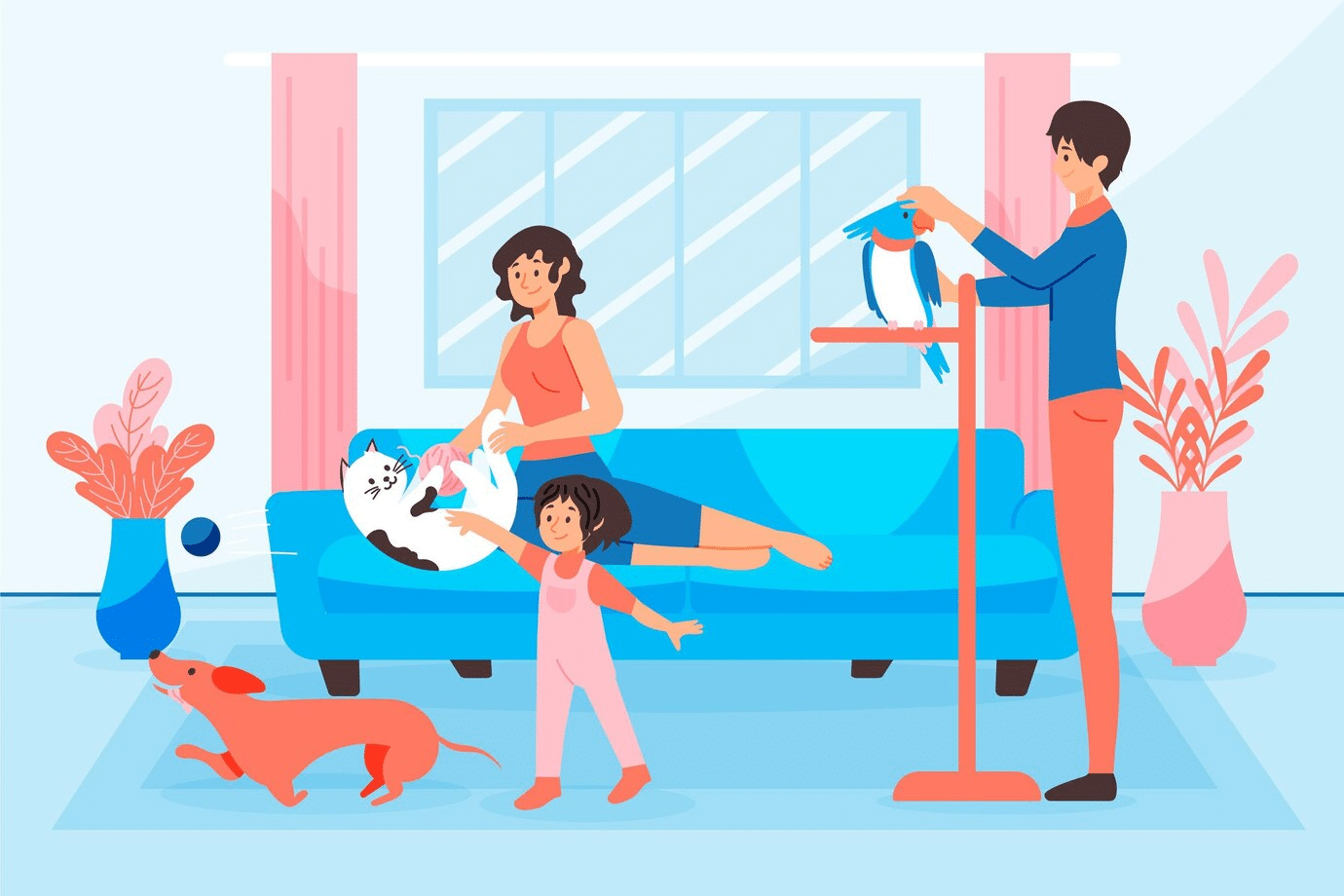 child-safe stylish living room