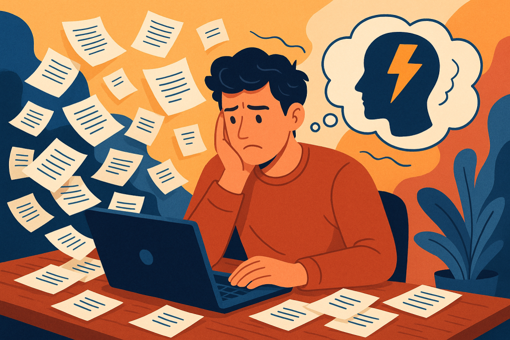 input overload avoids giving insights
