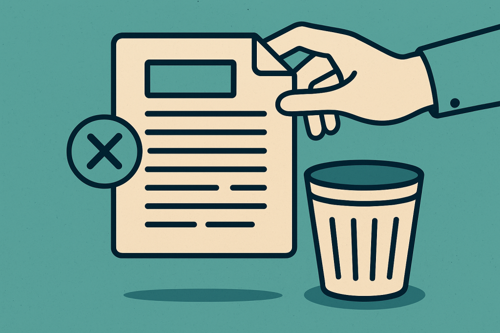 When to let go of information you’ll never use