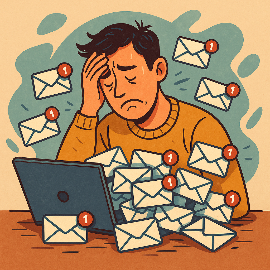 Emotional Toll of Email Clutter – Healthier Inbox Habits