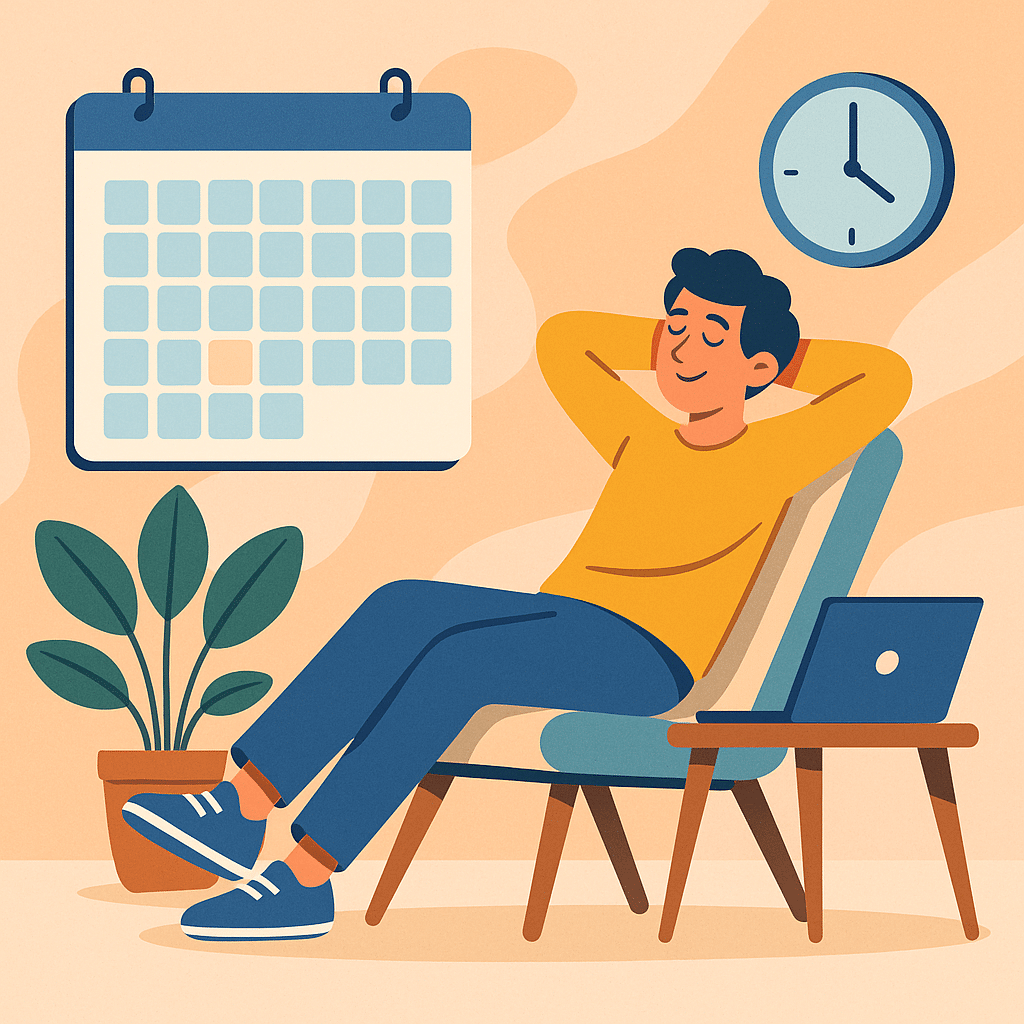 How to Add More Empty Space to Your Weekly Schedule