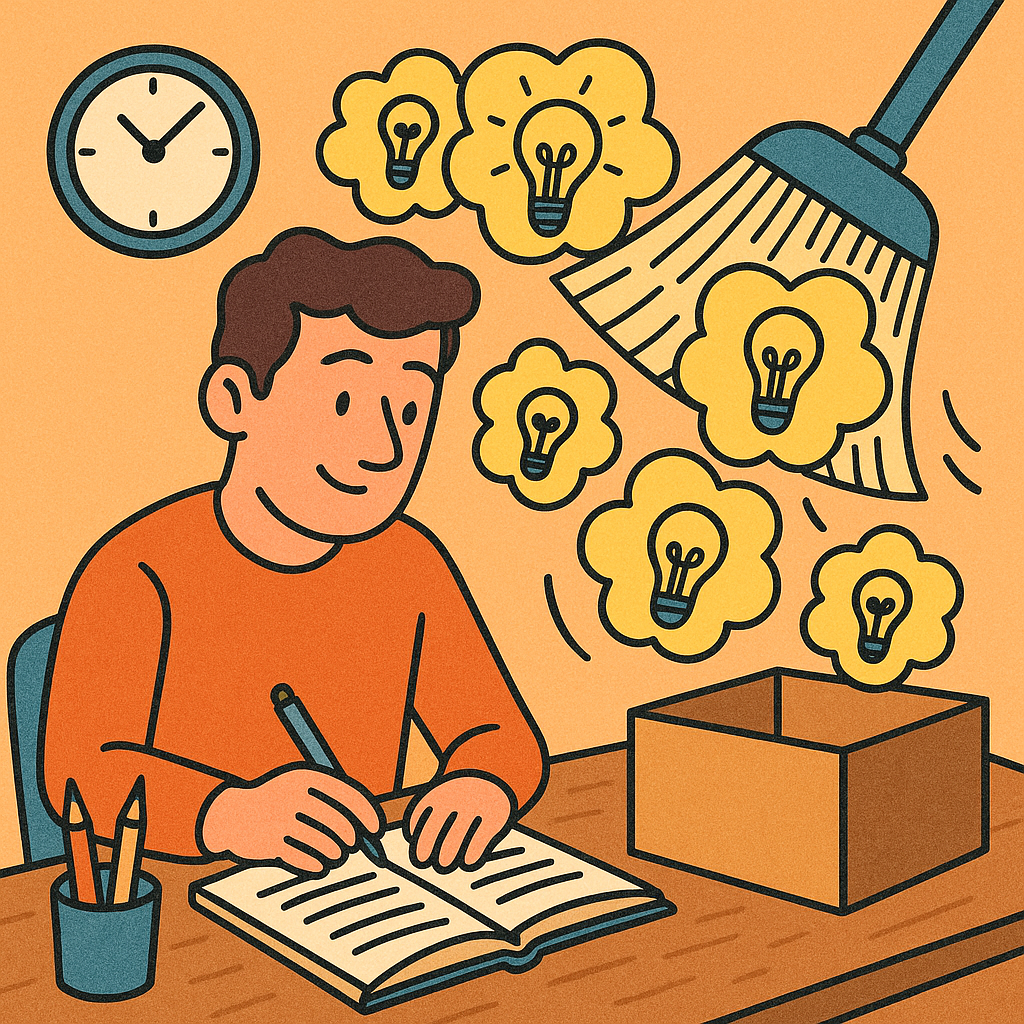 How to Design a Weekly “Idea Sweep”