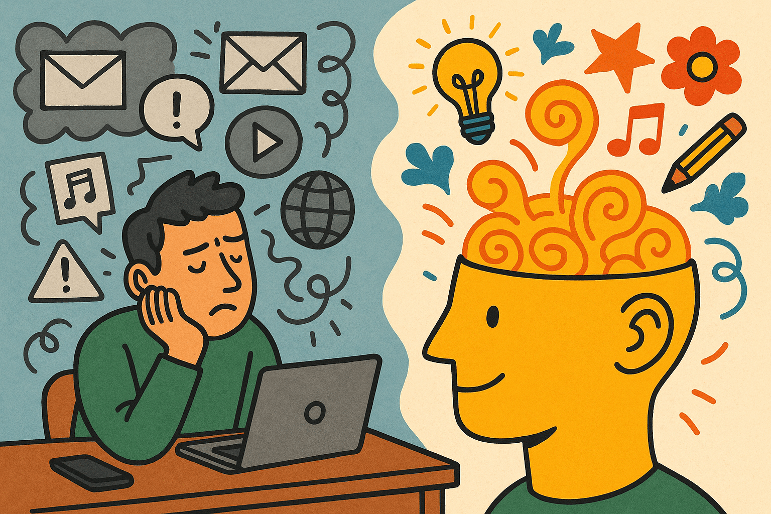 Why Less Input Can Produce More Creative Output