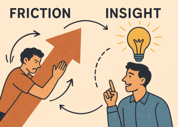 The Link Between Friction and Insight