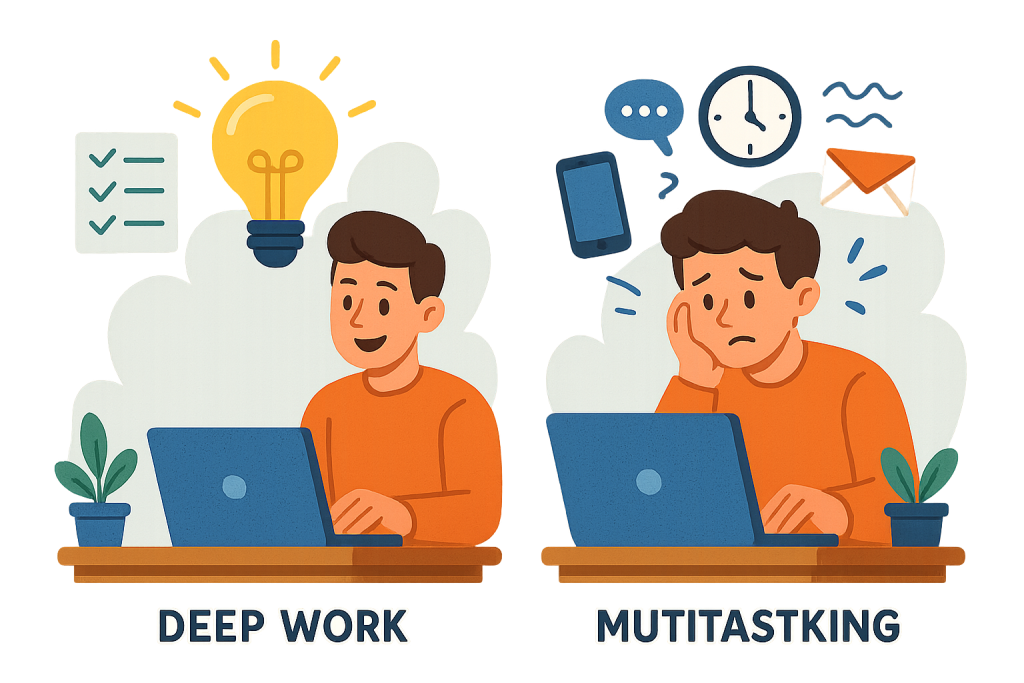 Why Deep Work is Better Than Multitasking