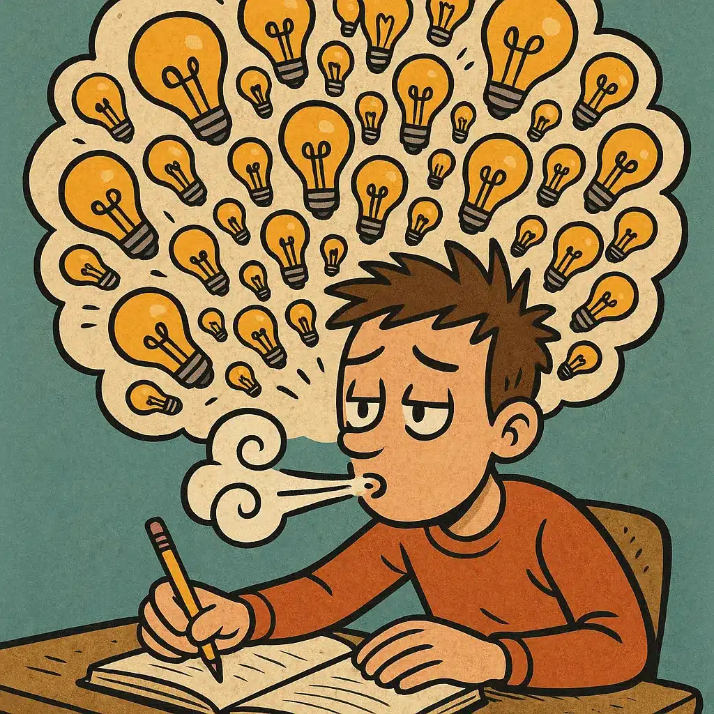 idea density requires cognitive breathing