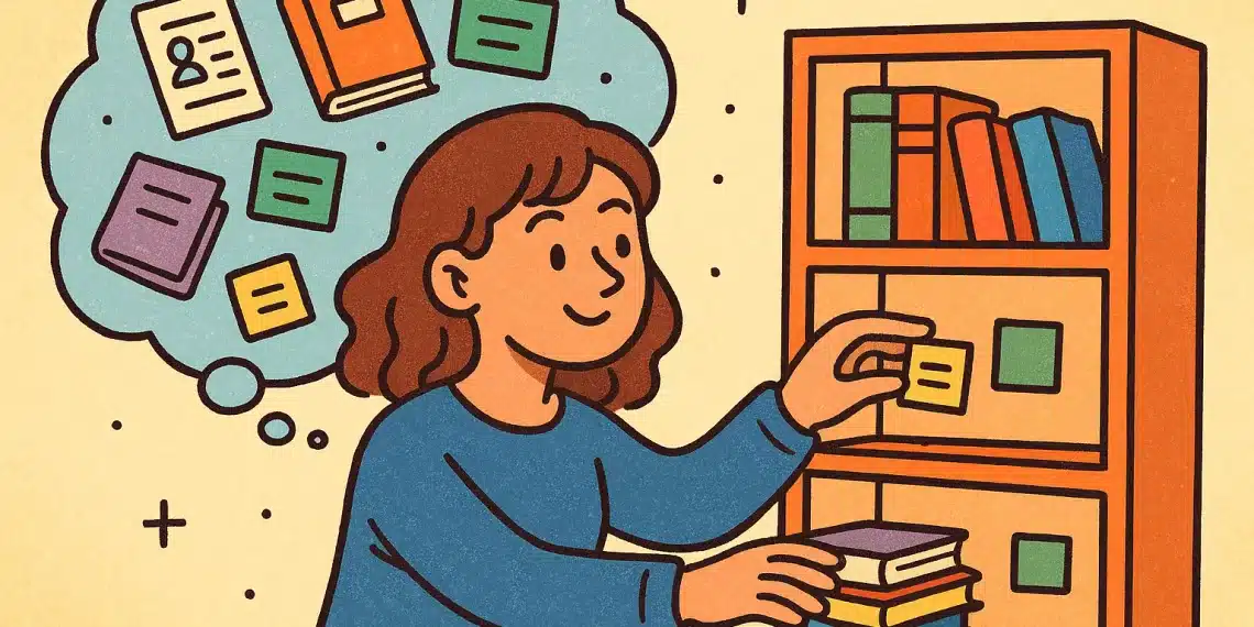 knowledge organizes through gentle curation