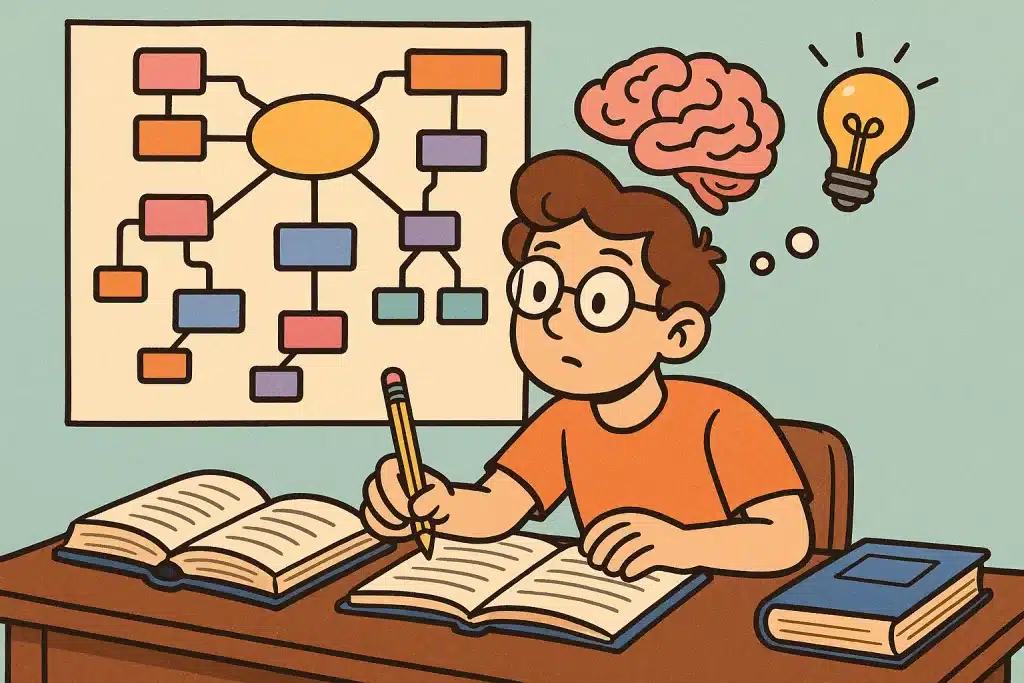 mapping concepts promotes long‑term recall