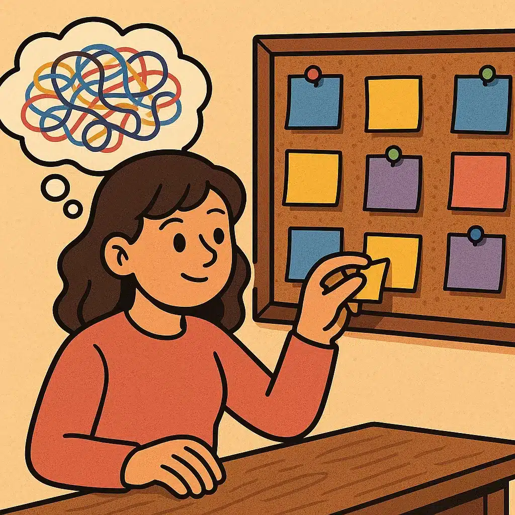 organizing thoughts is an act of trust