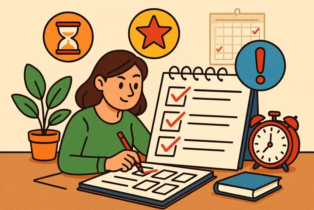 organizing your day around priorities