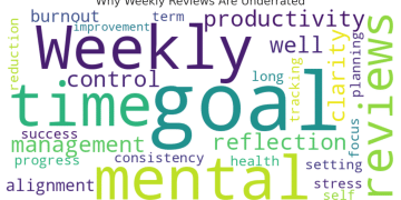 Why Weekly Reviews Are Underrated: The Secret to Boosting Your Productivity and Well-Being