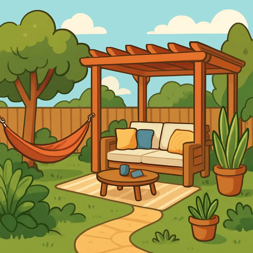 Designing outdoor areas with relaxation in mind