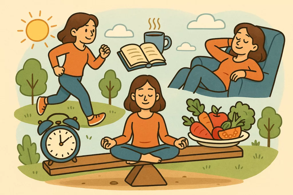 balanced life through simple habits