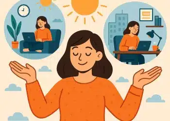 building a healthy work-life balance through routine