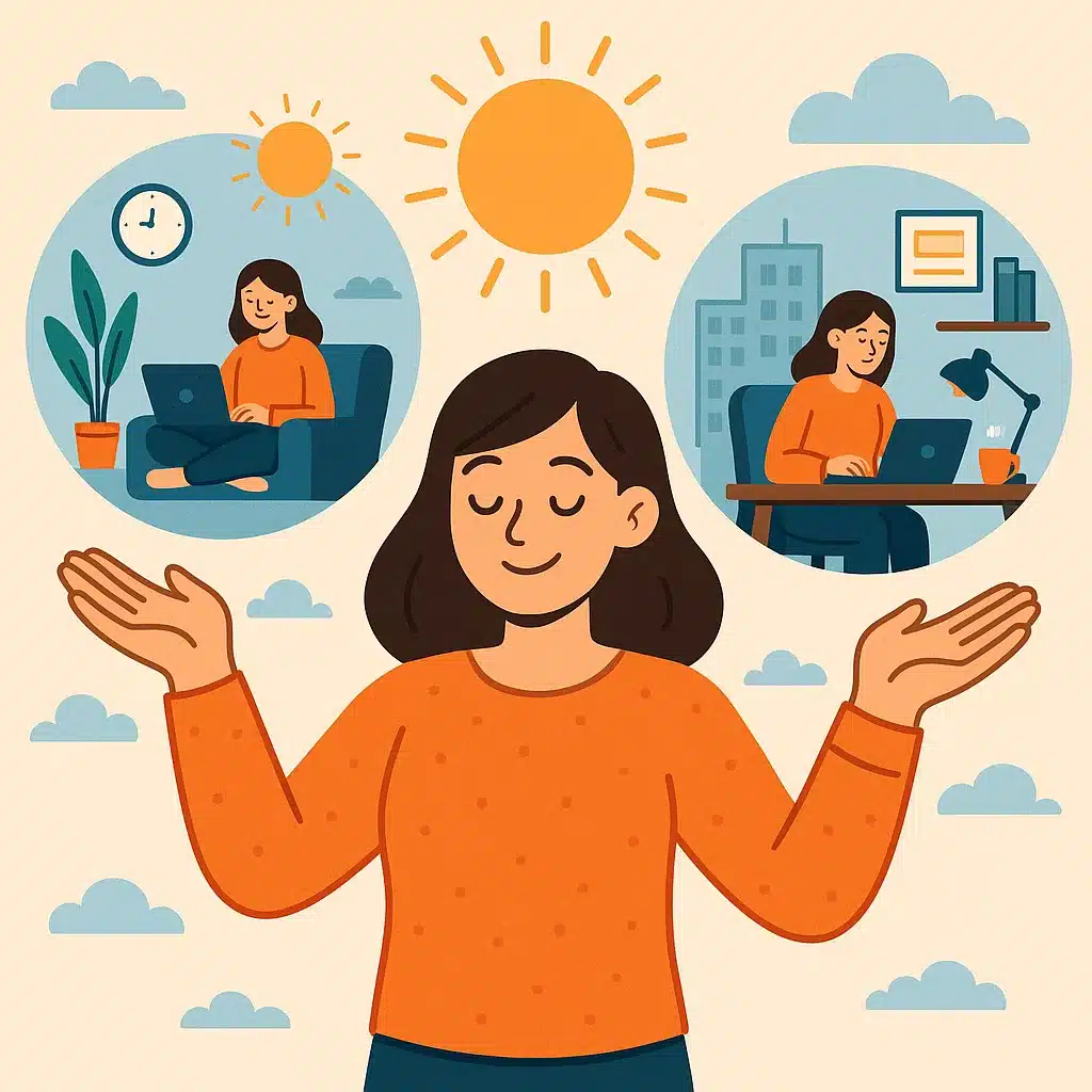 building a healthy work-life balance through routine