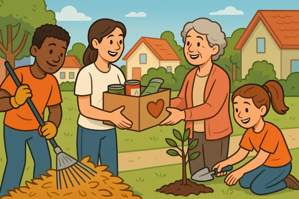 building community engagement through volunteering