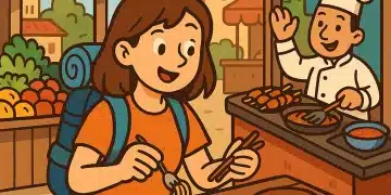 exploring local cuisine while traveling