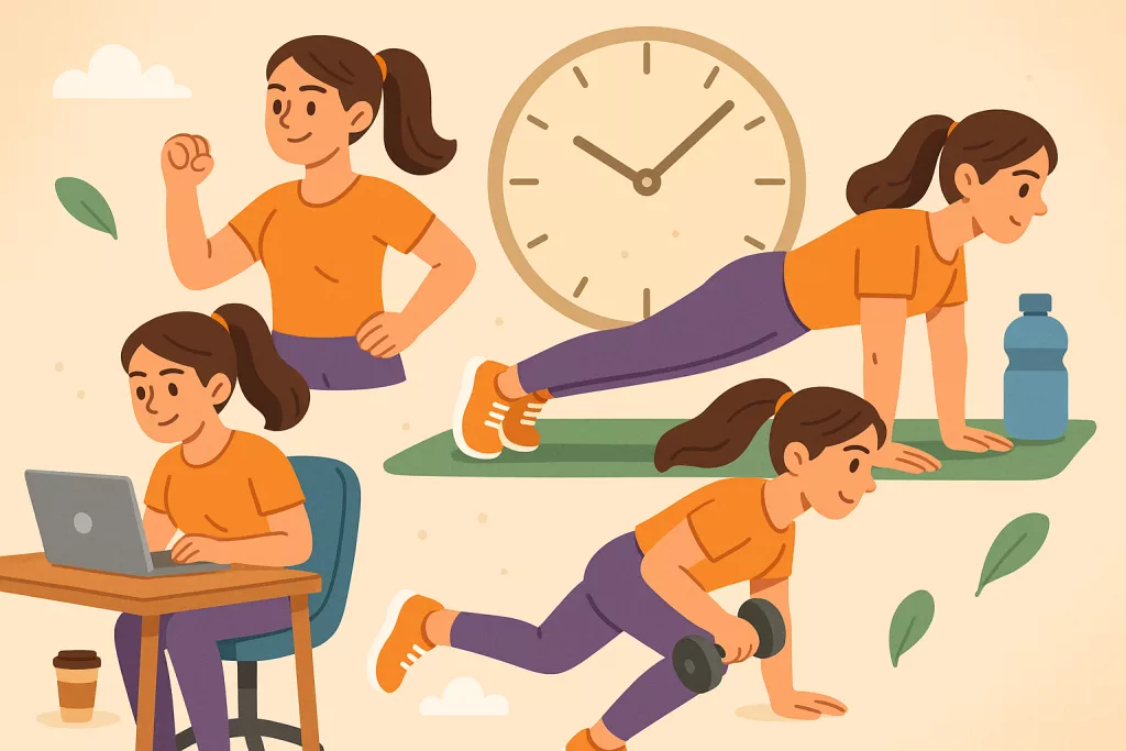 fitness habits that fit into a packed schedule