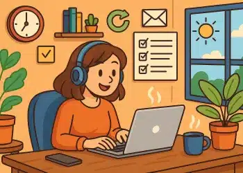 how to stay productive while working from home