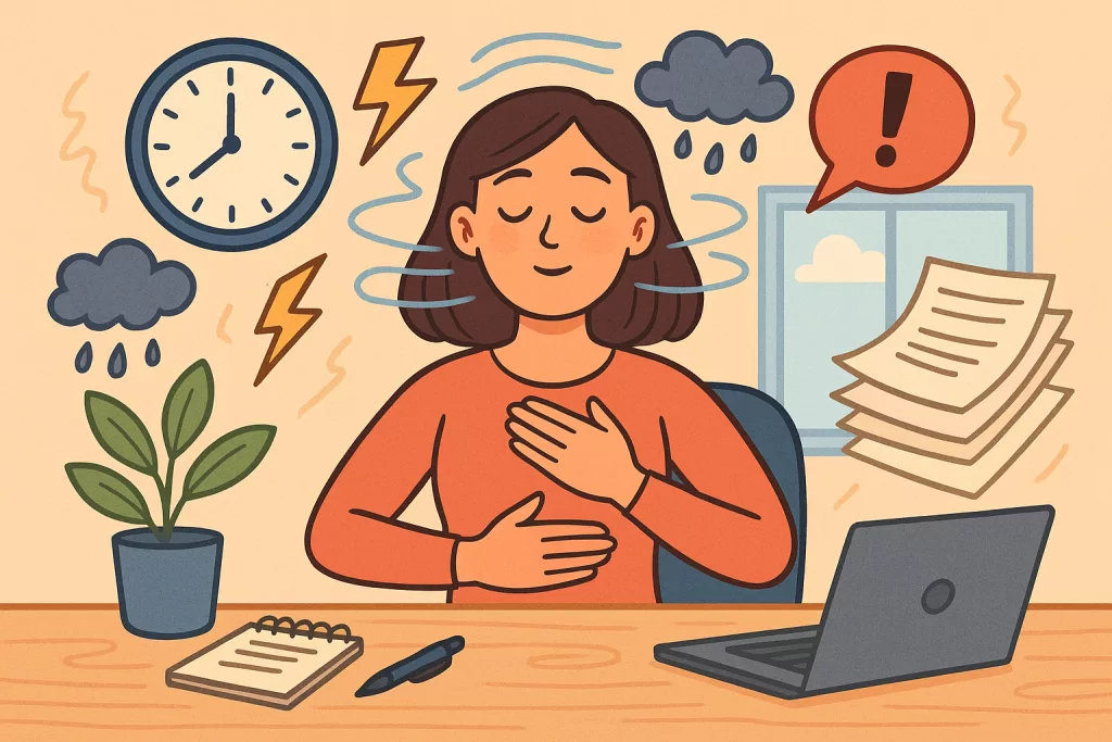 mindful breathing in stress management