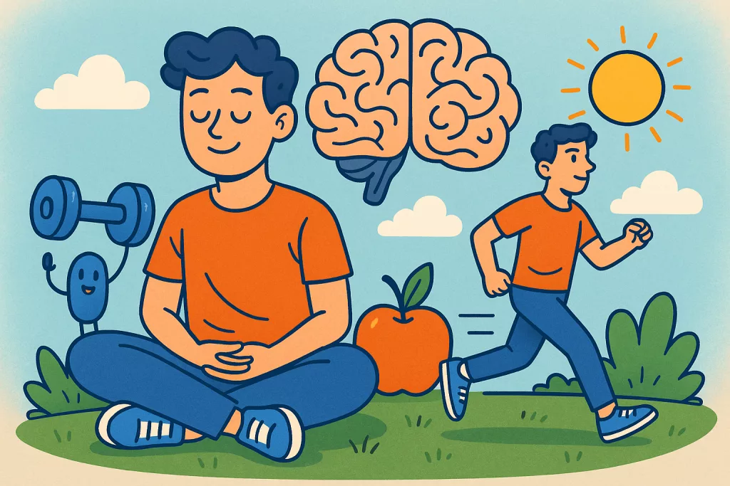 physical health impact on mental well-being