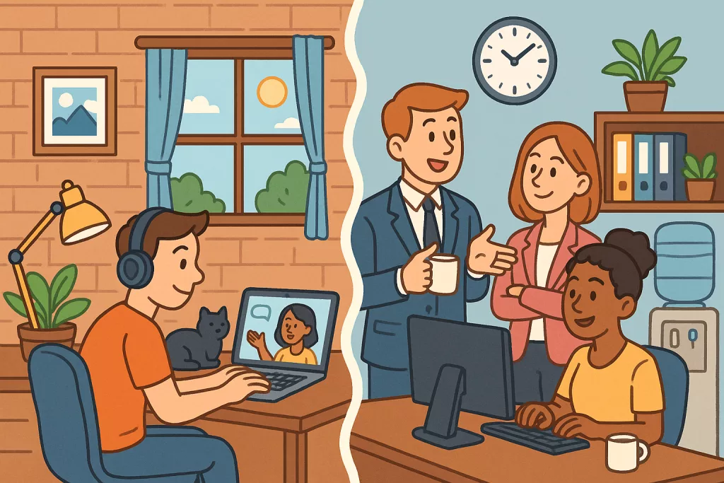 remote work changing office culture