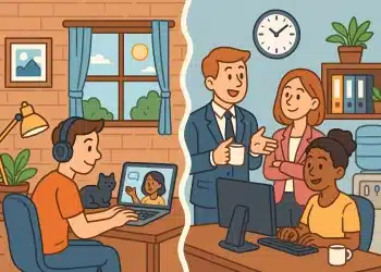 remote work changing office culture