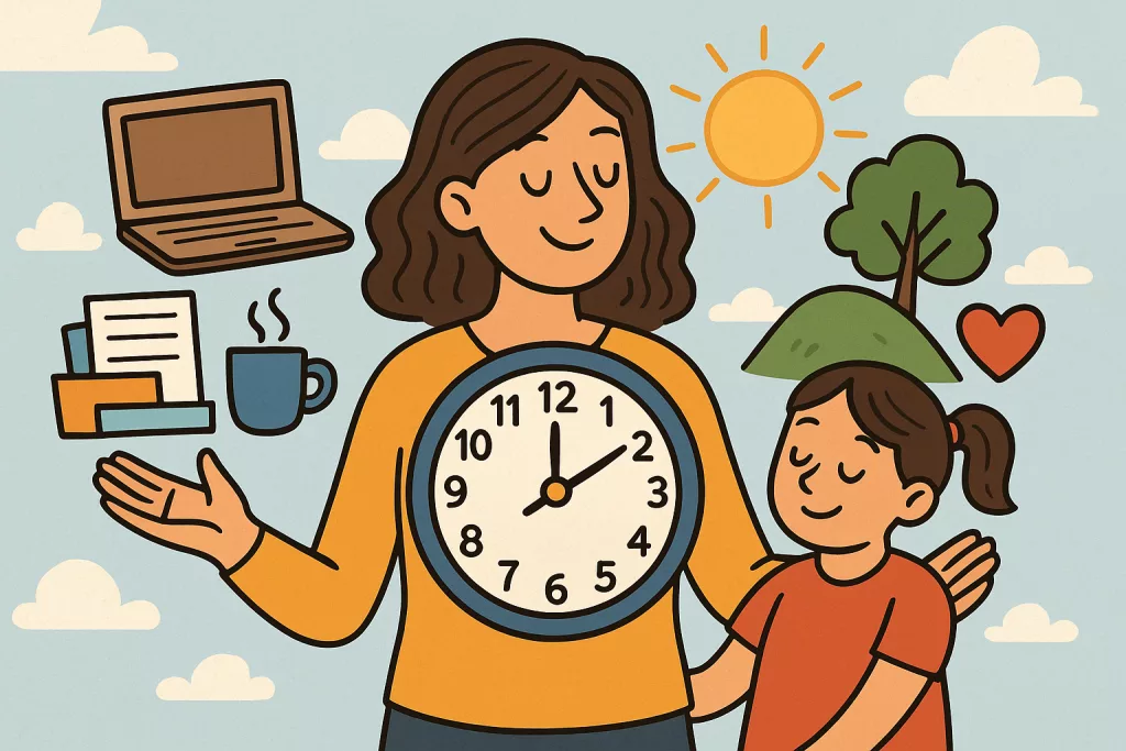 time management is key to achieving work-life harmony