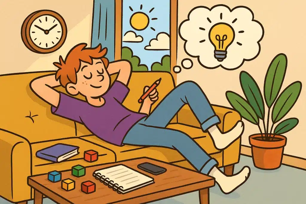 unstructured time sparks creativity